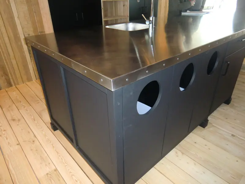 INOX keukenblad